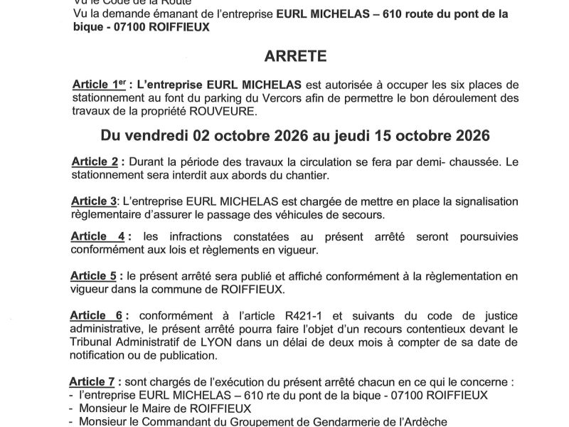54 2026 EURL MICHELAS - 2