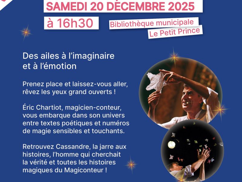 Biblio Le Petit Prince - Spectacle magie et contes