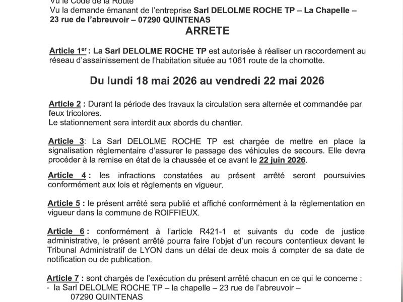 37/2026 DELOLME ROCHE TP